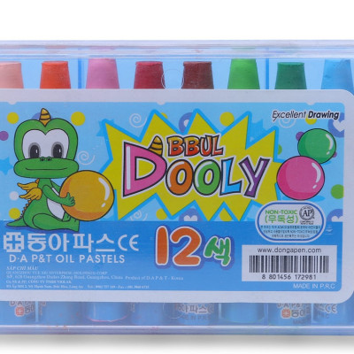 Bút Sáp Màu Dooly 12 Màu